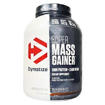Dymatize Super Mass Gainer Protein Powder Rich Chocolate, 6 Lbs (Pack of 1)