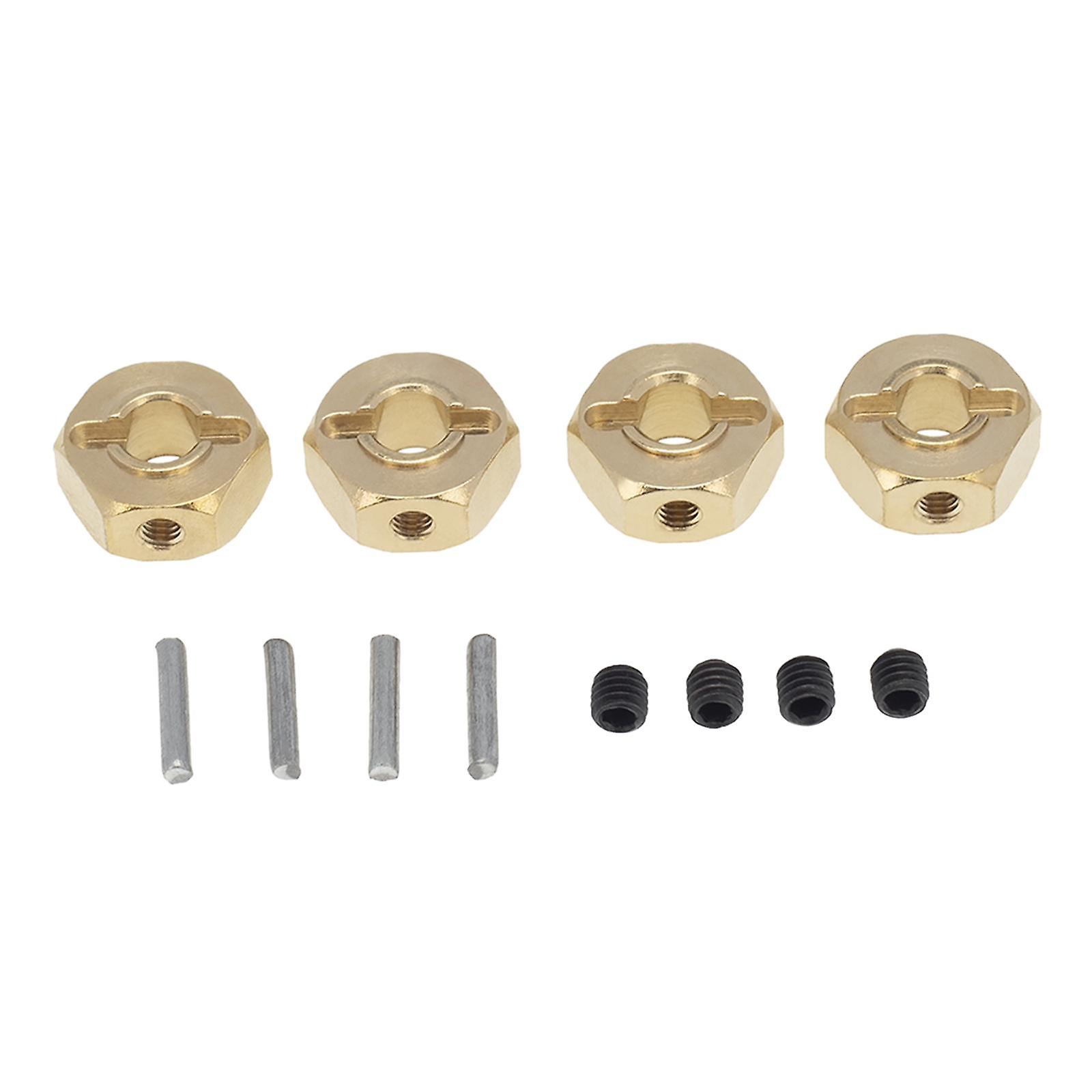 4x Wheel Hex Hub Adapters for SCX10 CC01 WRAITH 90027 90034 1/12 RC Car 6mm