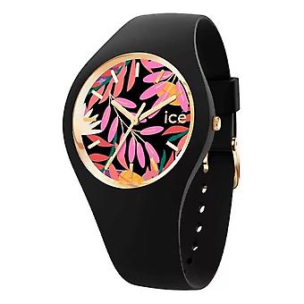 Eisblume Japanische Quarz Damen Analoguhr mit Silikonarmband IC020514