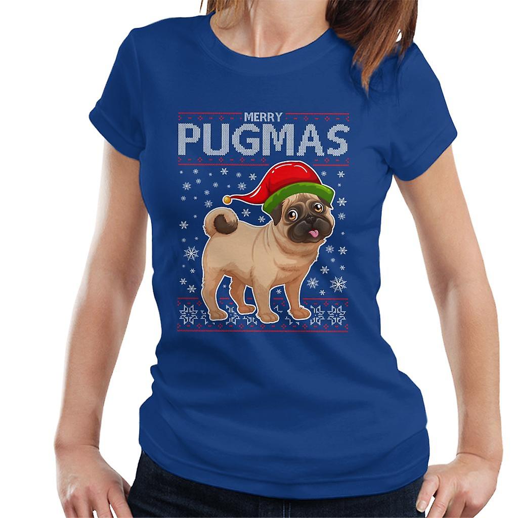 Pugmas joulua neulo kuvio t-paidat