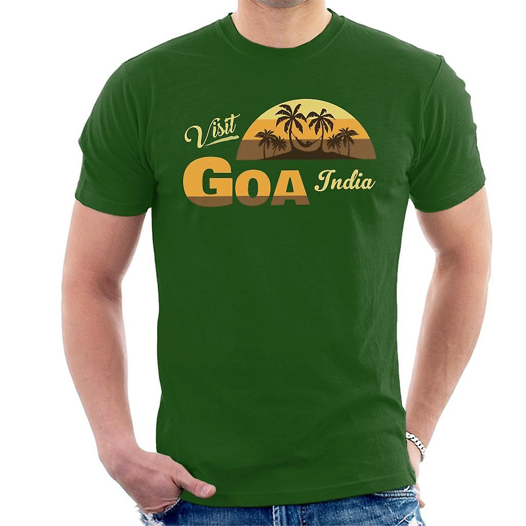 Bezoek Goa India mannen T-Shirt