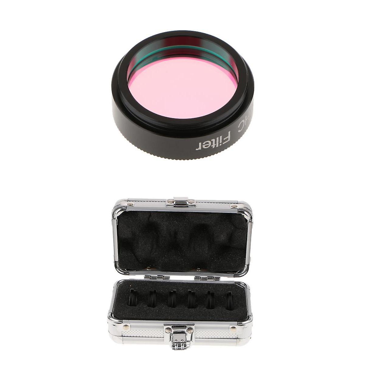 Kit de Acessórios para Telescópio com Filtro de Cor da Lua para Ocular de 1,25 polegadas + Filtro UHC de 1,25"