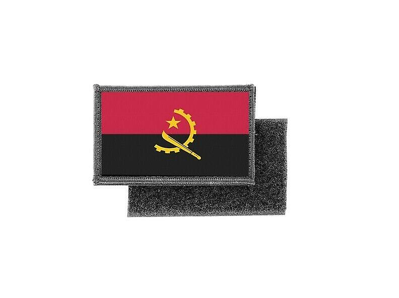 Patch ecusson prints Angolan flag badge