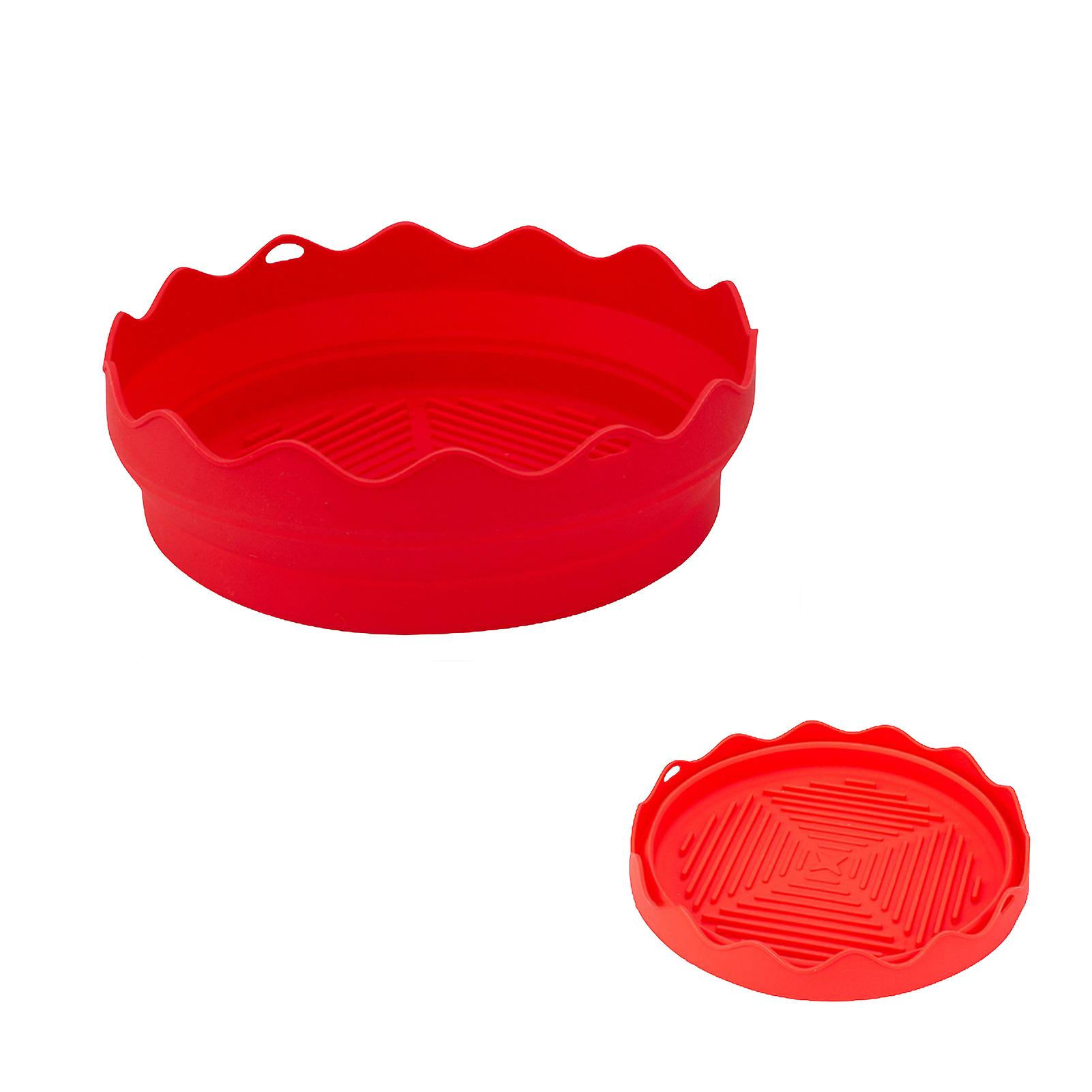 Silikoniset ilmakeittimen vuoraukset Potin taitettava lämmönkestävä ja elintarviketurvallinen matto