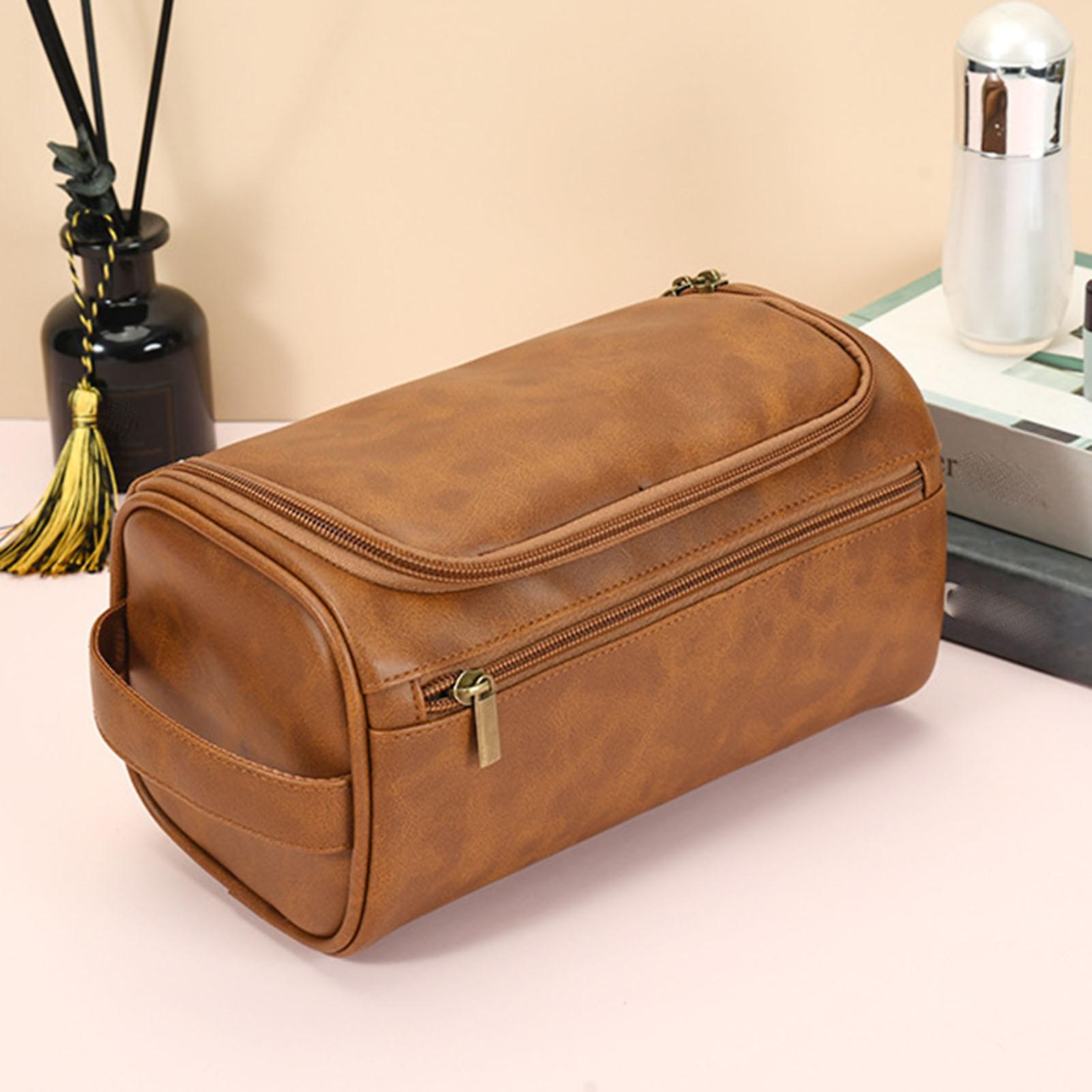 Makeup Bag Cosmetic Organizer Large Capacity Waterproof Toiletry Bag with Handle for Cosmetics Toiletries Sanitary Towel
