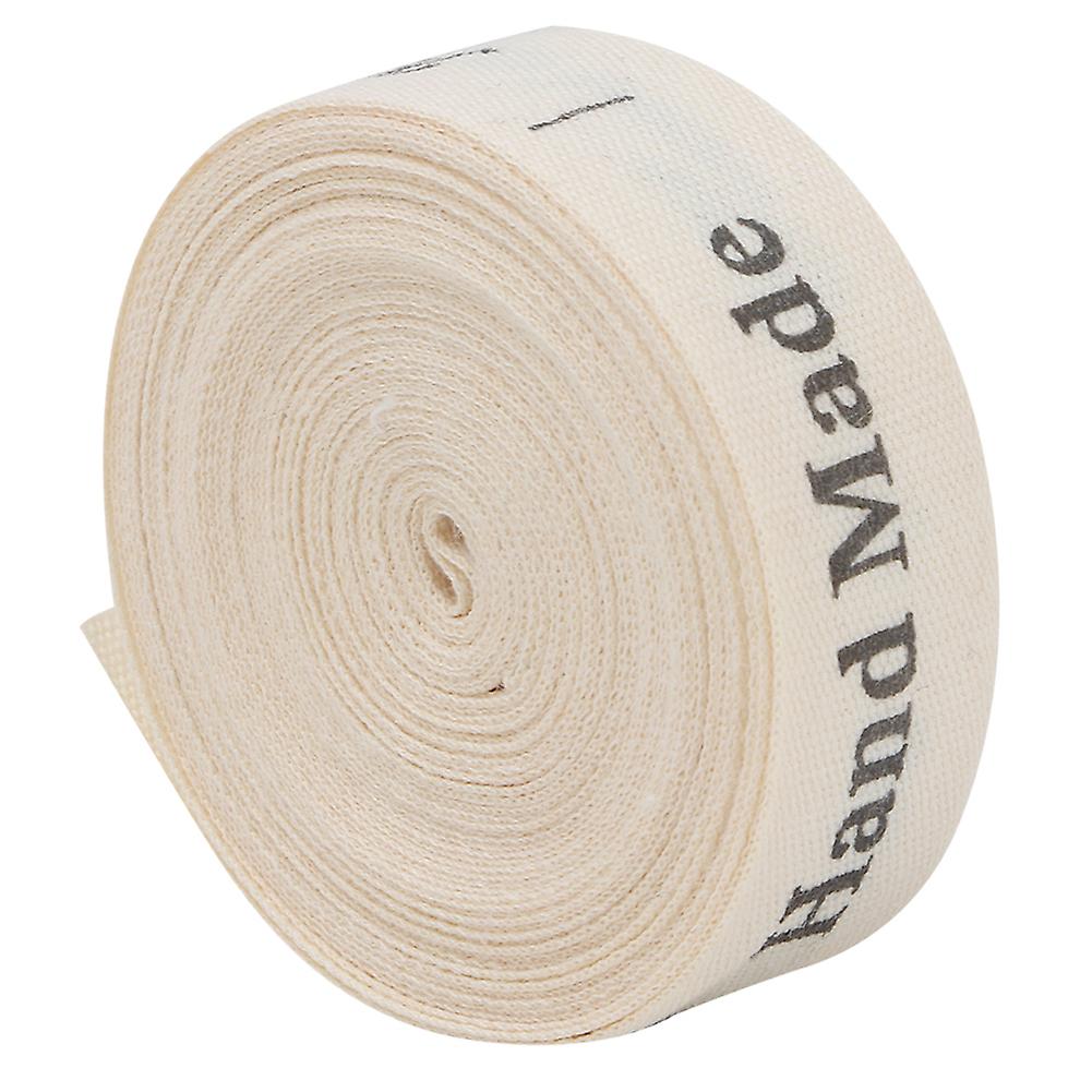 1.5cm Handmade Natural Cotton Ribbon for Gift Wrapping (No. 1)