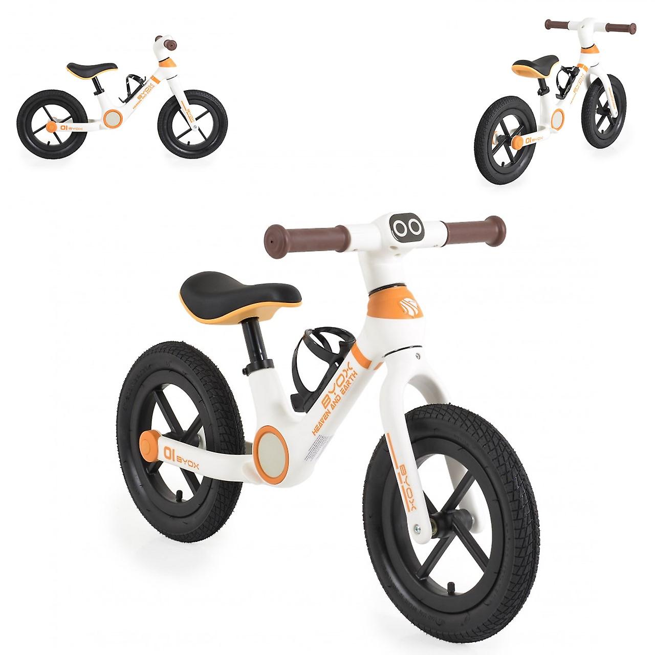 Byox Balance Bike Orb 12 polegadas pneu pneumático plástico quadro ajustável porta-copo