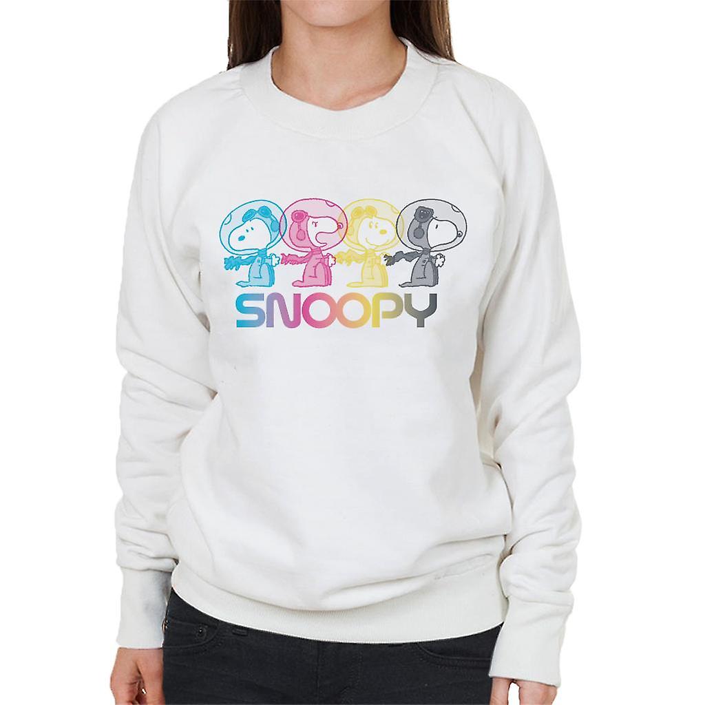 Peanuts Snoopy Space Emotions Women's Sweatshirt
