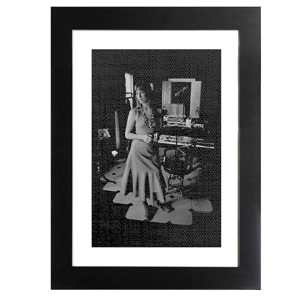 TV Times Jane Birkin Framed Print