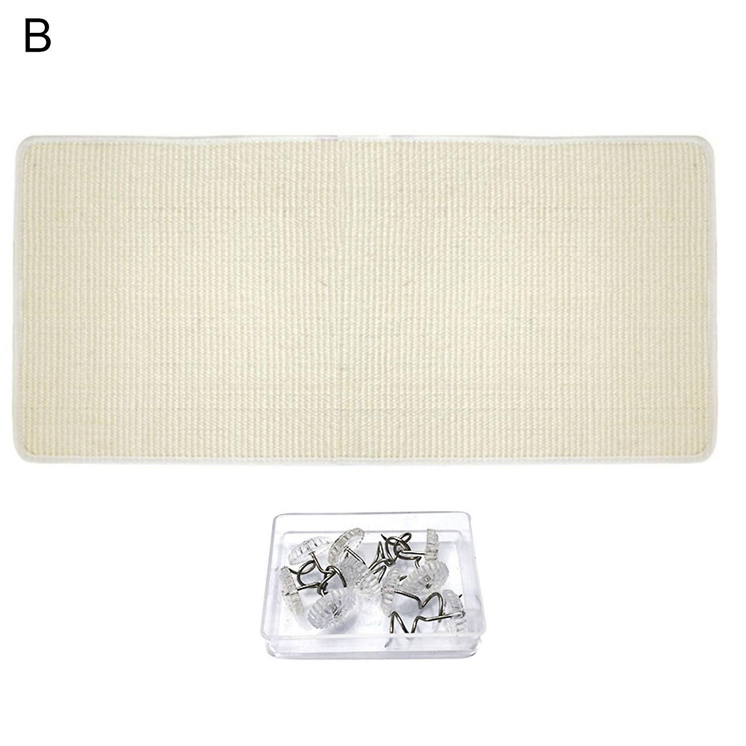 1 Set Chats Scratch Board Protection Anti-rayures Sisal Rectangle Forme Chaton Tapis Fournitures ménagères