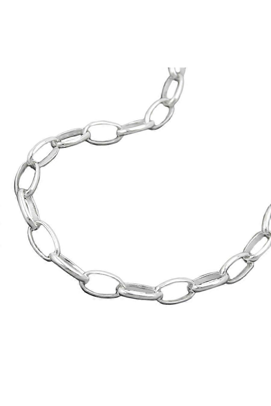 Necklace Oval Anchor Chain Silver 925 80cm - Gl111004-80