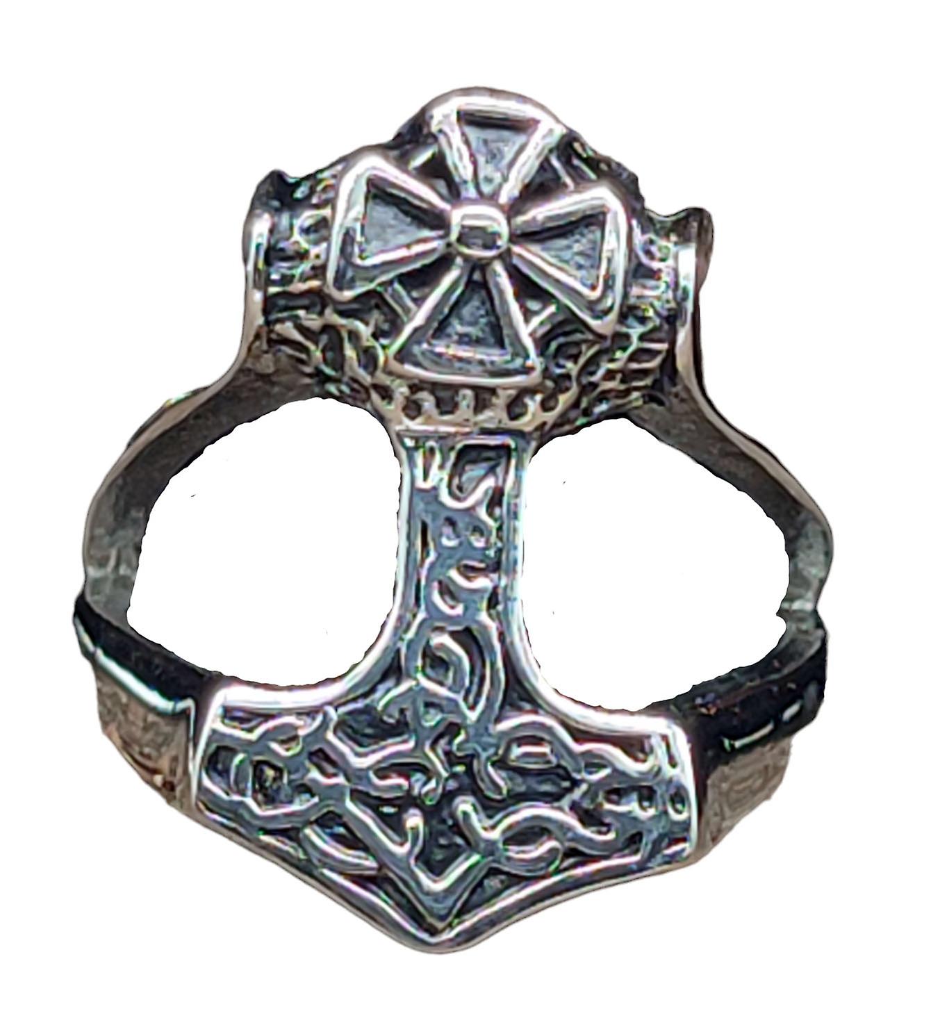 Ring Thorshammer Gr. 55-76 (th33)- Edelstahl