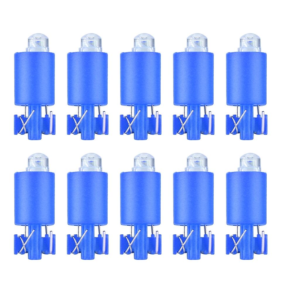 10PCS Arcade Video Game Button Switch Button LED Light Lamp Accessories(Blue)