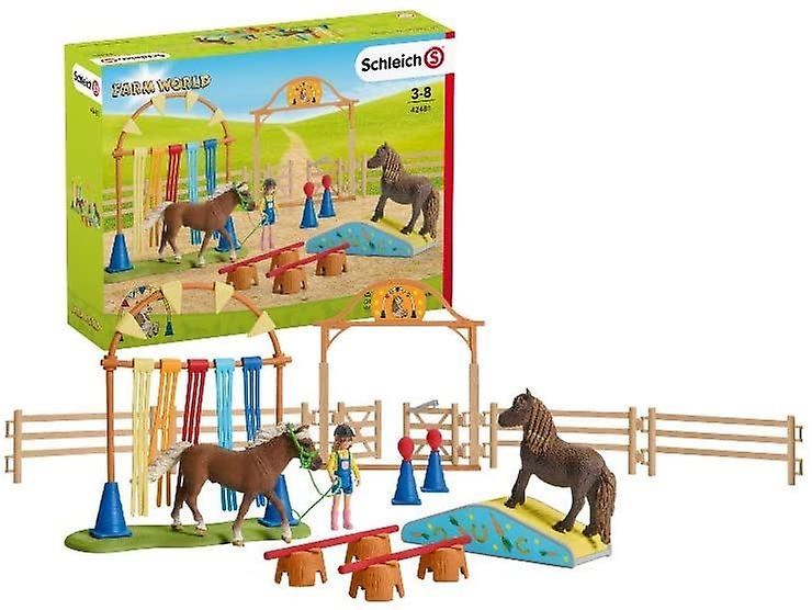Schleich FARM WORLD Pony Agility Training