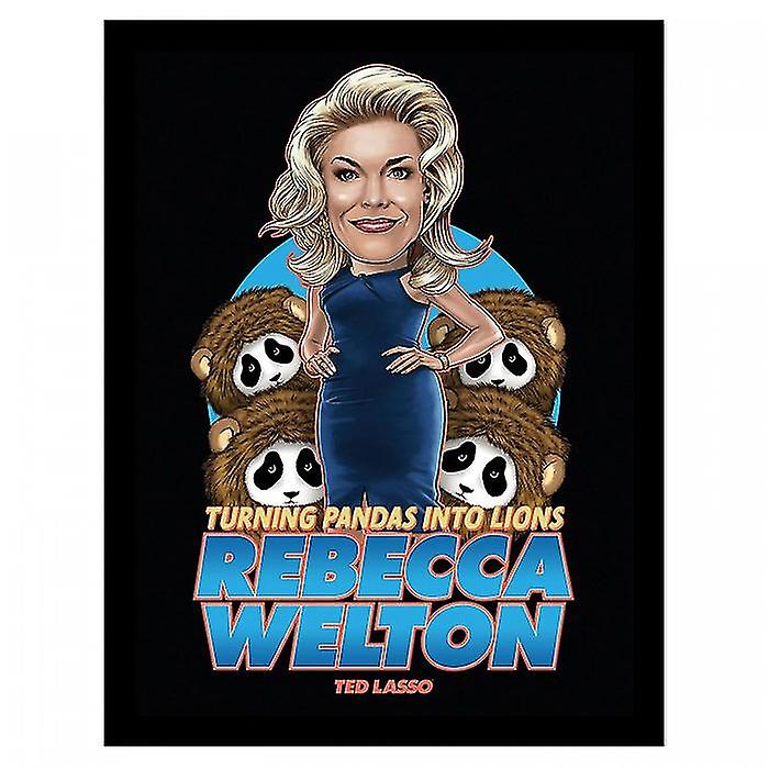 Ted Lasso Bobble Head Rebecca Framed Poster