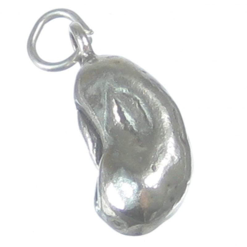 Pinto Bean Sterling Silver Charm .925 X 1 Beans Charms