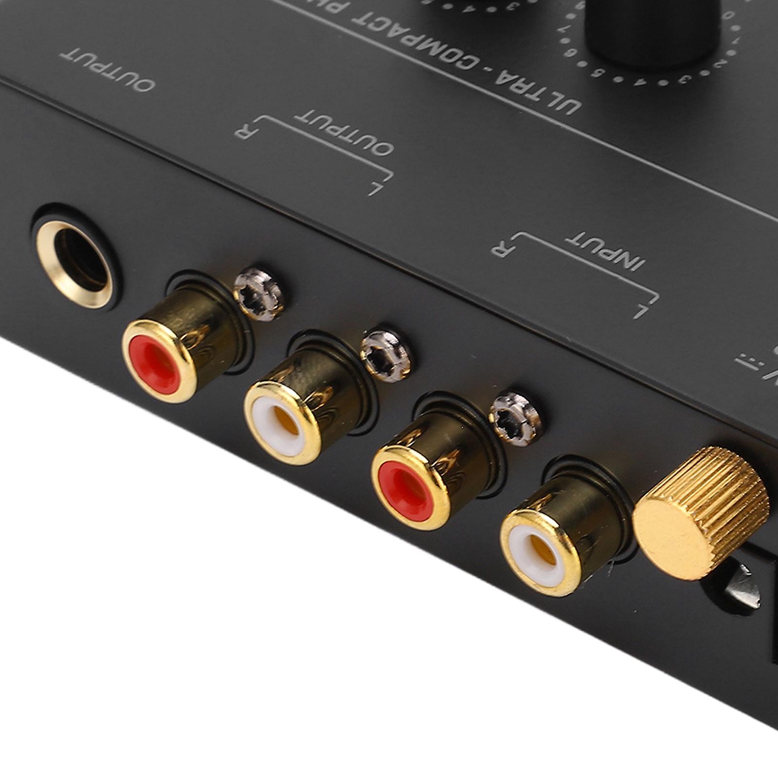 Phono-Vorverstärker Vorverstärker Kompakte Phonographen-Signalvorverstärker 100-240VAC