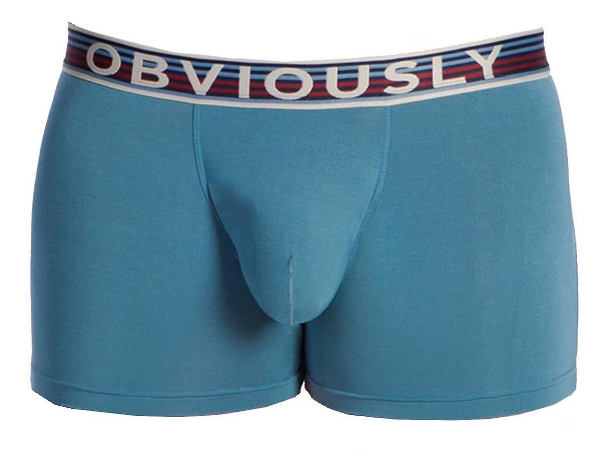 Obviously PrimeMan AnatoMAX Boxer Brief 3inch Leg - Steel Blue