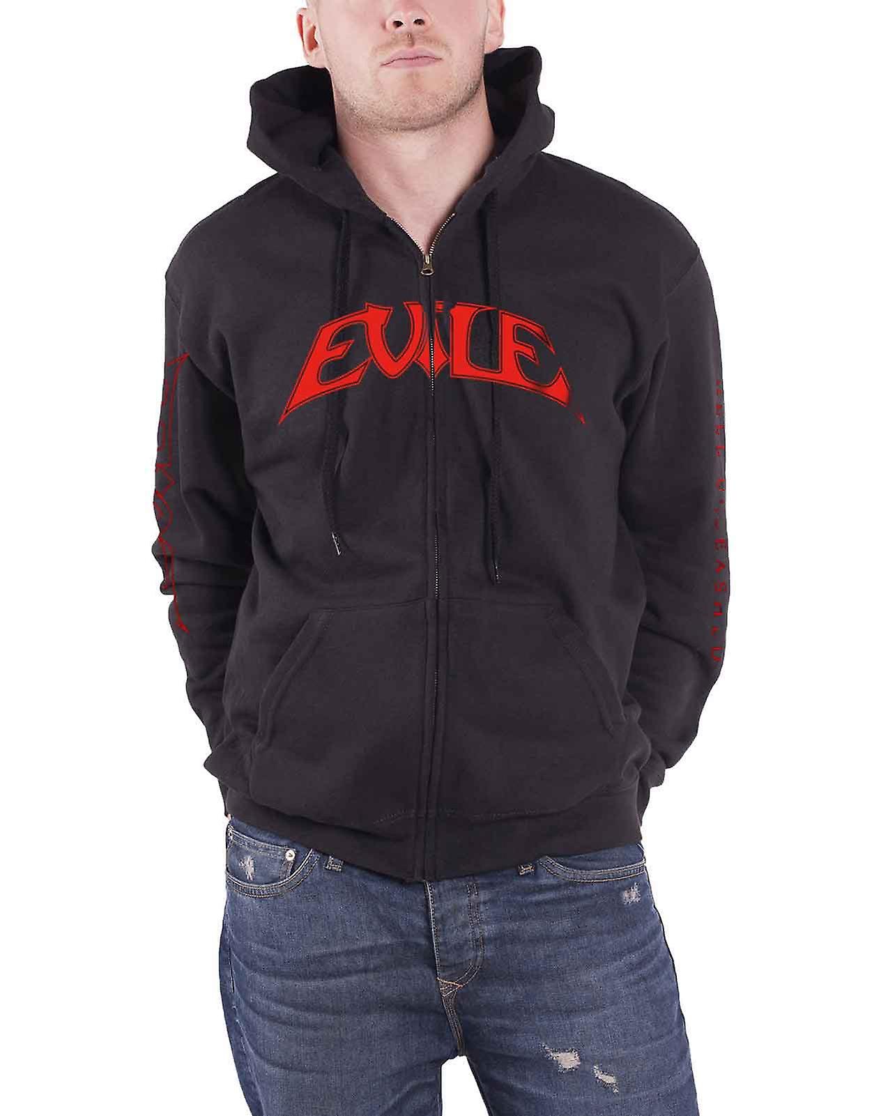 Evile Hell Unleashed Band Logo Zipped Hoodie