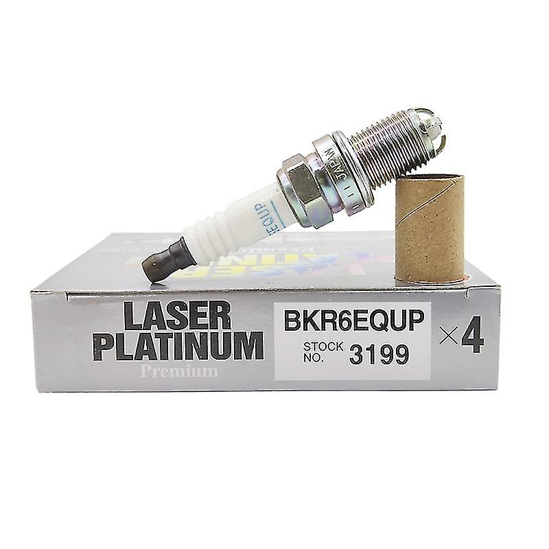 4pcs Bkr6equp 3199 Platinum Spark Plug For Bmw E34 E36 E38 E39 E46 E52 E65 E66 E67 M54 M62 Z3 320 52