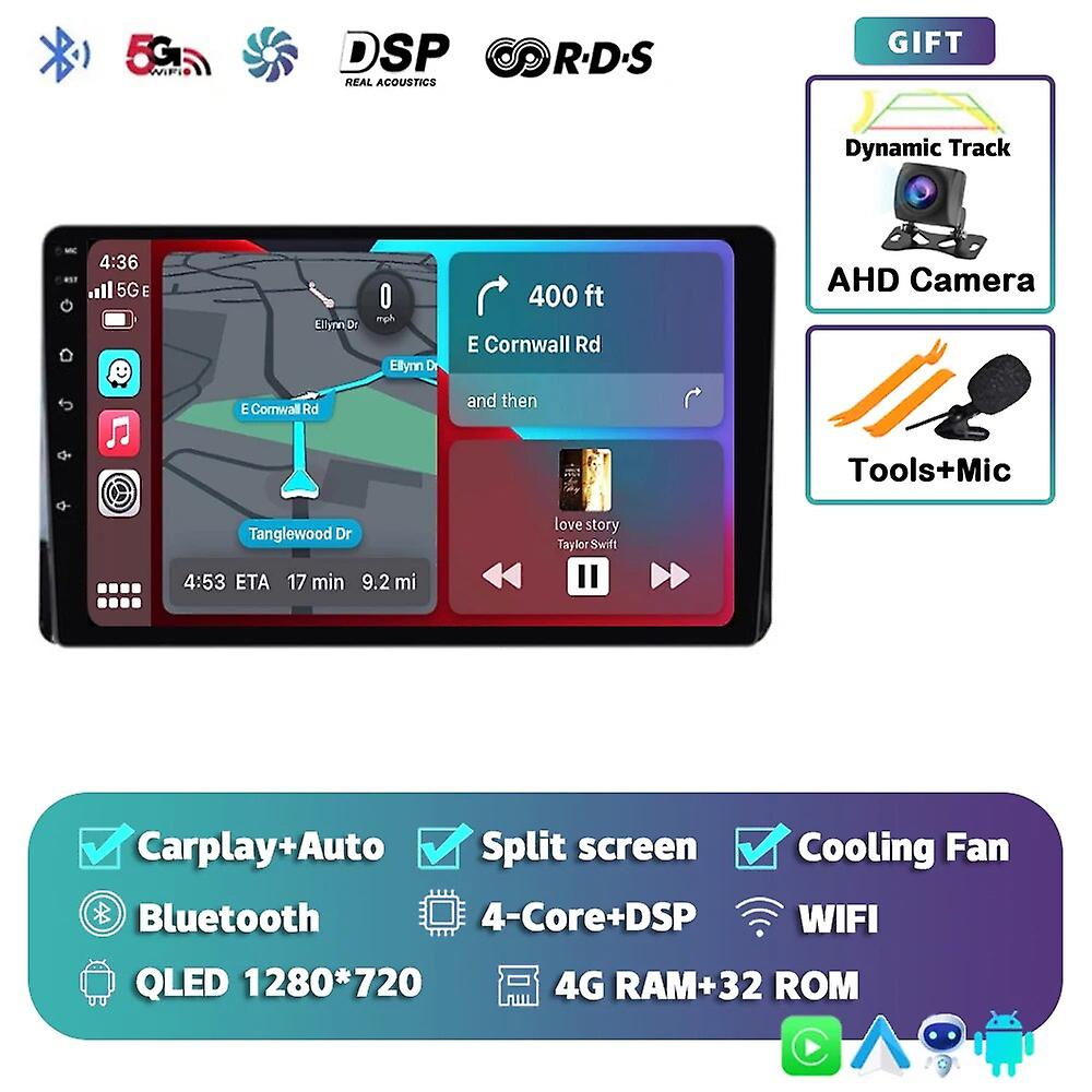 Android 13 Carplay Auto Car Radio For Toyota Highlander Kluger 2022 Multimedia Gps Player Stereo 2din Dvd Dsp 4g+wifi Head Unit