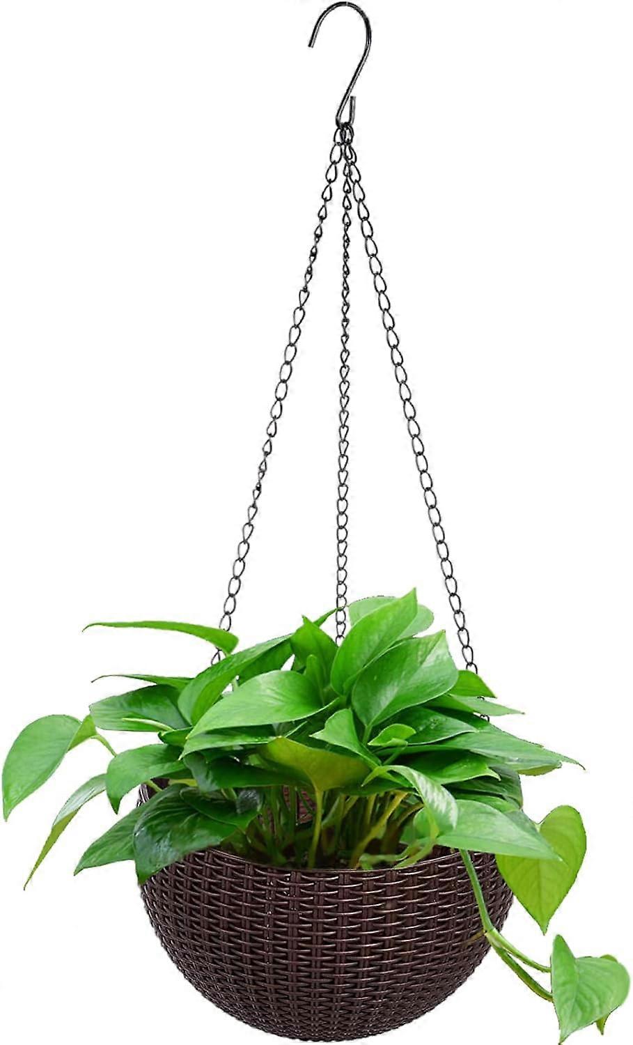 nice Hanging Flower Pots Hanging Plant Basket Indoor Outdoor Hanging Planter for Plants Flowers Herbs Outdoor