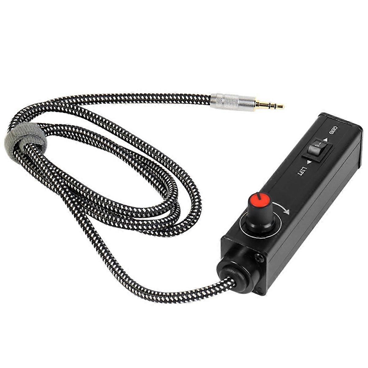 Izolator audio XLR stereo de 3,5 mm cu reglare a volumului pentru notebook la mixer Izolare curent și Sou