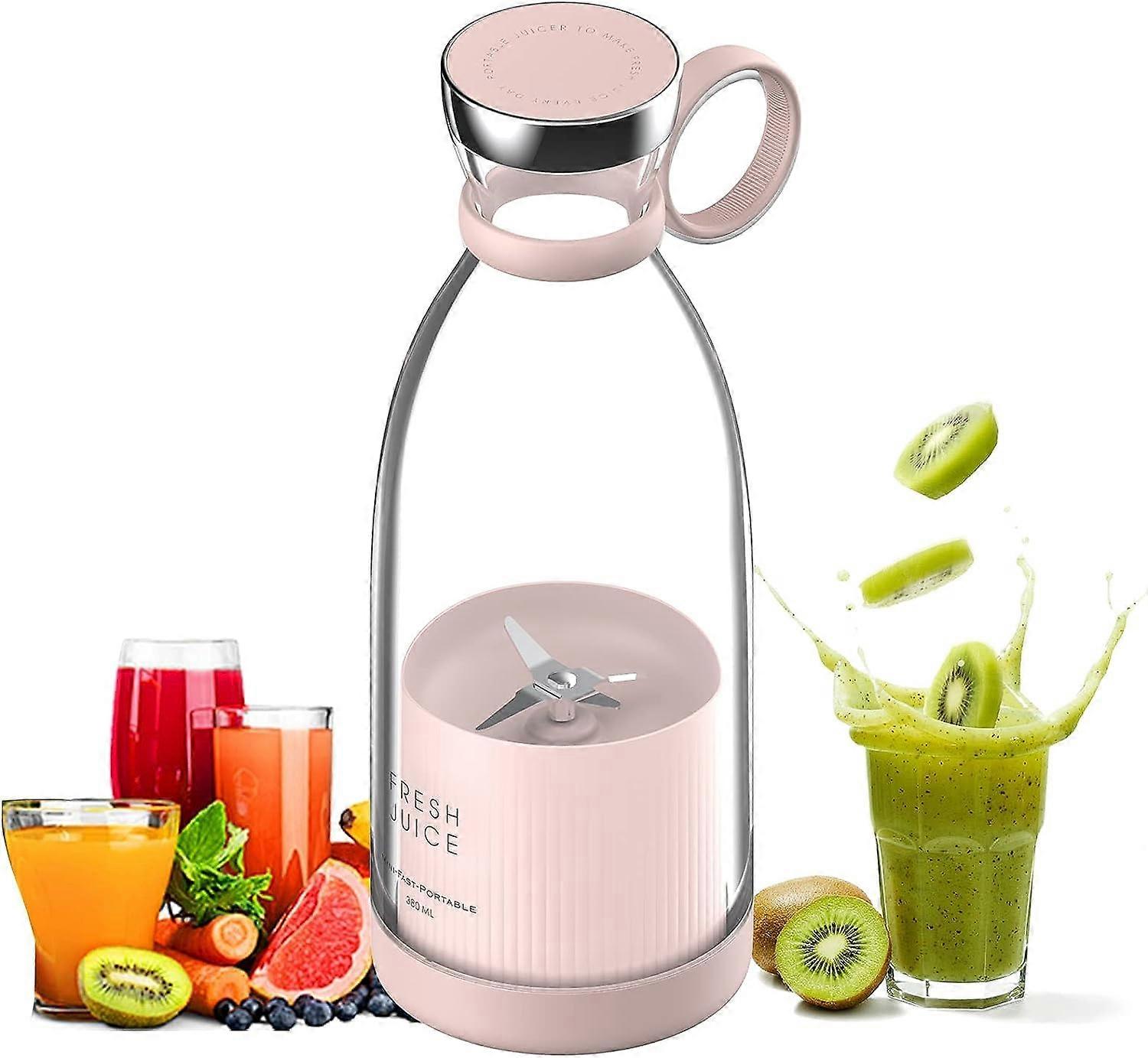 Blender Smoothie Makers, 350ml Tragbarer Mixer Mini Jug Blenders, Multifunktionaler persnlicher Mixer Fresh Juice Mixer Flasche To Go mit USB wiederau