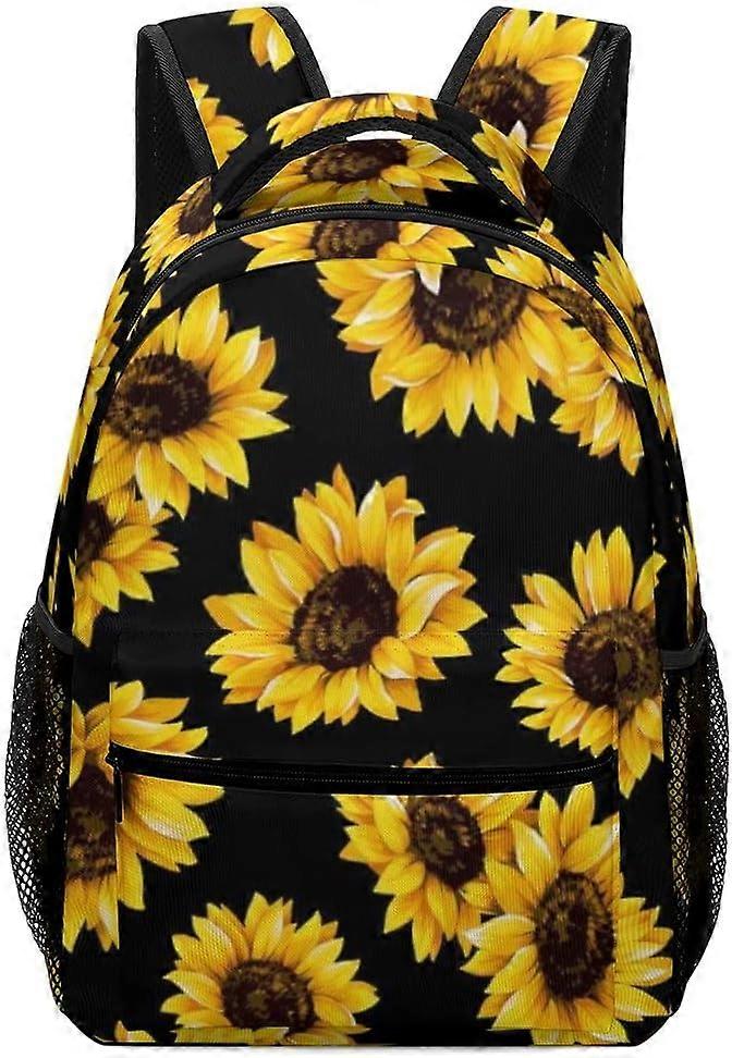 حقيبة ظهر للنساء الرجال عباد الشمس خفيفة الوزن حقيبة ظهر للكمبيوتر المحمول حقائب ظهر رياضية قوية عارضة Daypack