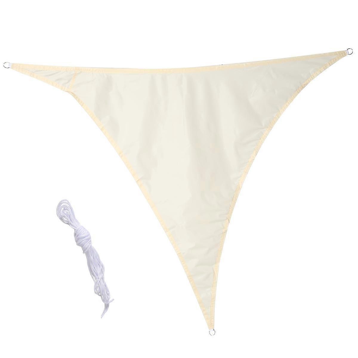 Waterproof Shade Sail for Courtyard Garden, Right Angle Triangle Awning, Anti-UV Swimming Pool Canopy,Beige-Yellow,A