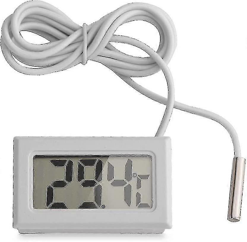 Lcd Digital Thermometer, Mini Temperature Meter Probe Sensor Digital Lcd Thermometer