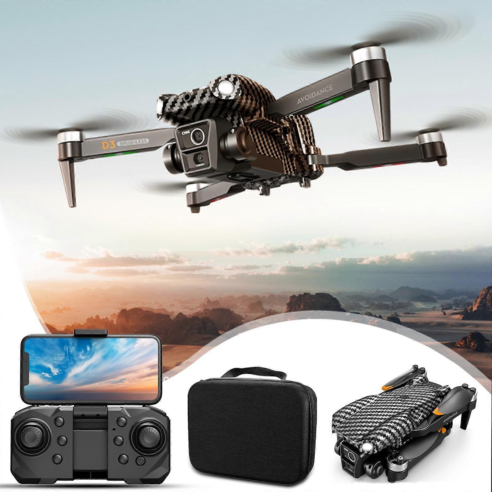 FPV Drone With  ESC  Camera Brushless Motor Drones  2.4G RC Quadcopter  Altitude Hold  Obstacle Avoidance For Kids Adults