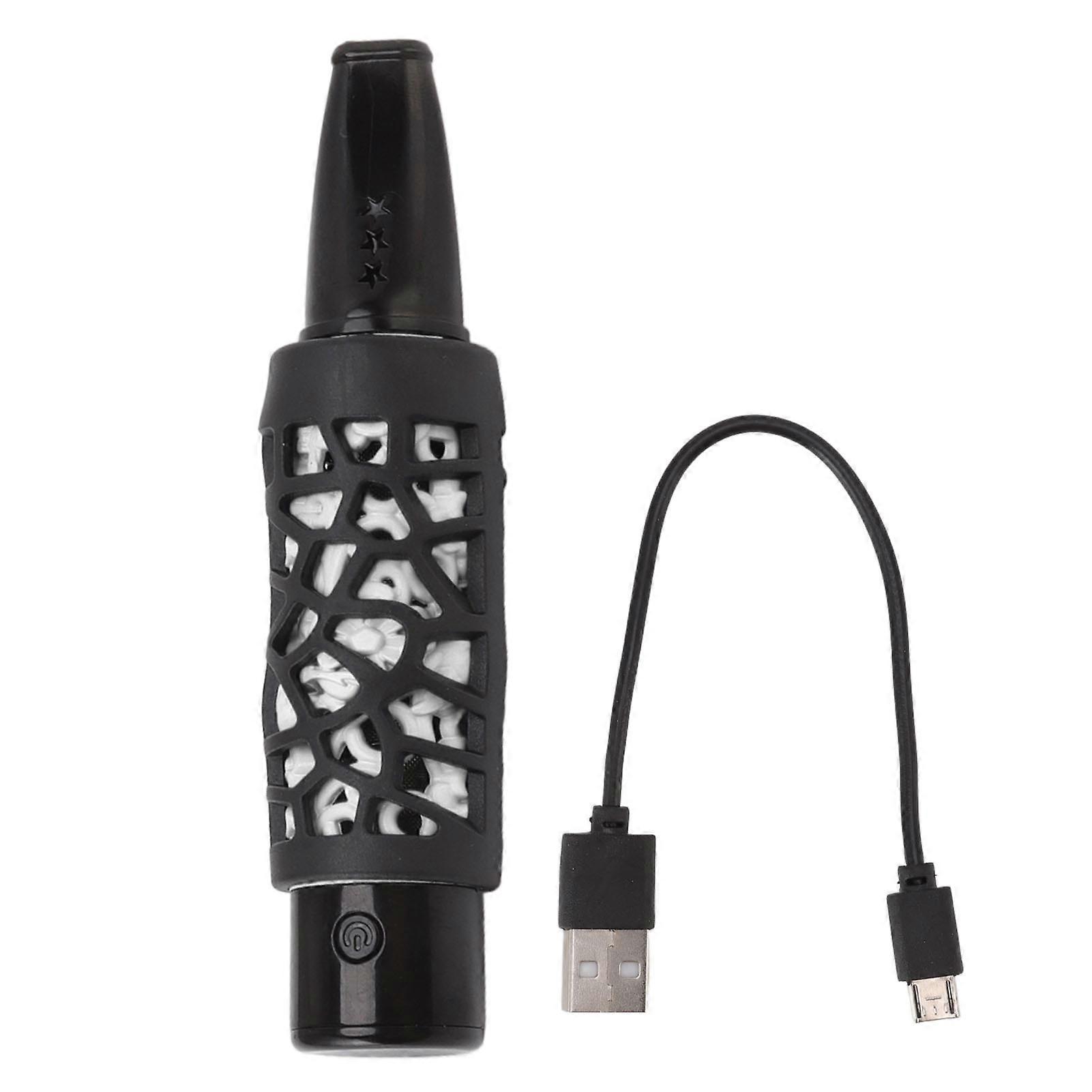 Multifunctional Cigarette Holder Ashless Rechargeable Cigarette Luminous Cigarette Ashtray Holder with Ignition Function White