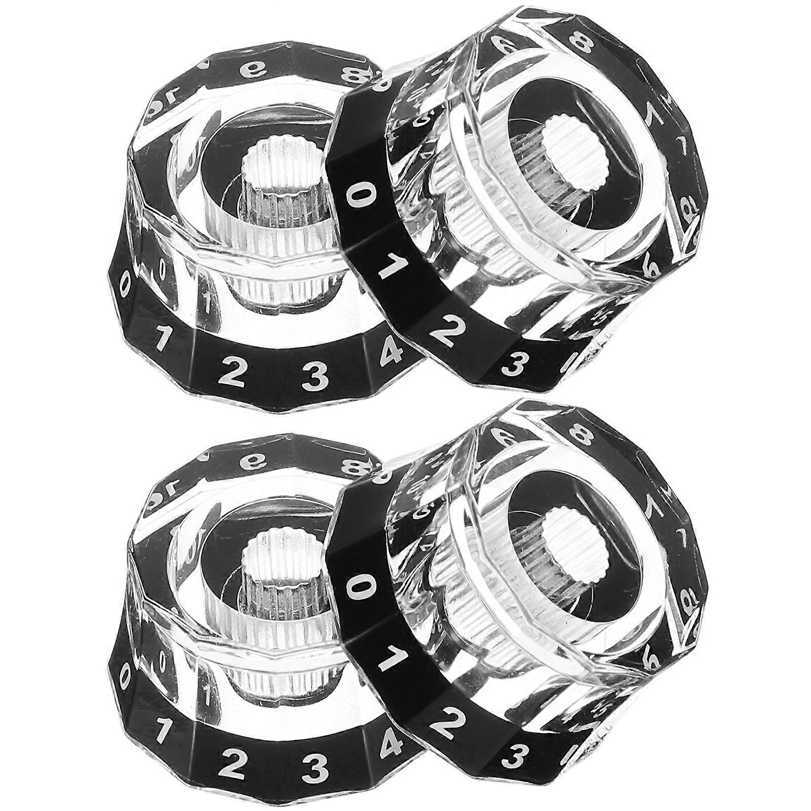 4 pcs Guitar Volume Control Knobs Electric Guitar Volume Knobs Replacement Guitar Volume Knobs