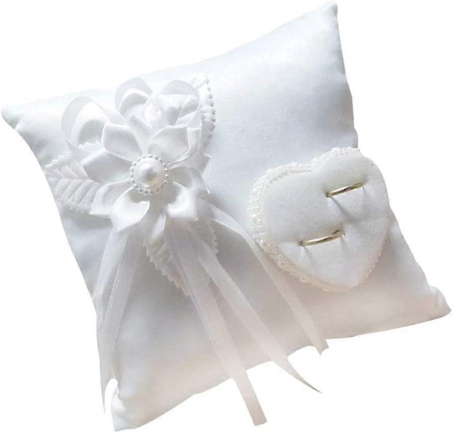 Wedding Ring Pillow Wedding Couple Ring Support Ring Support Pillow Wedding Ring Pillow-White