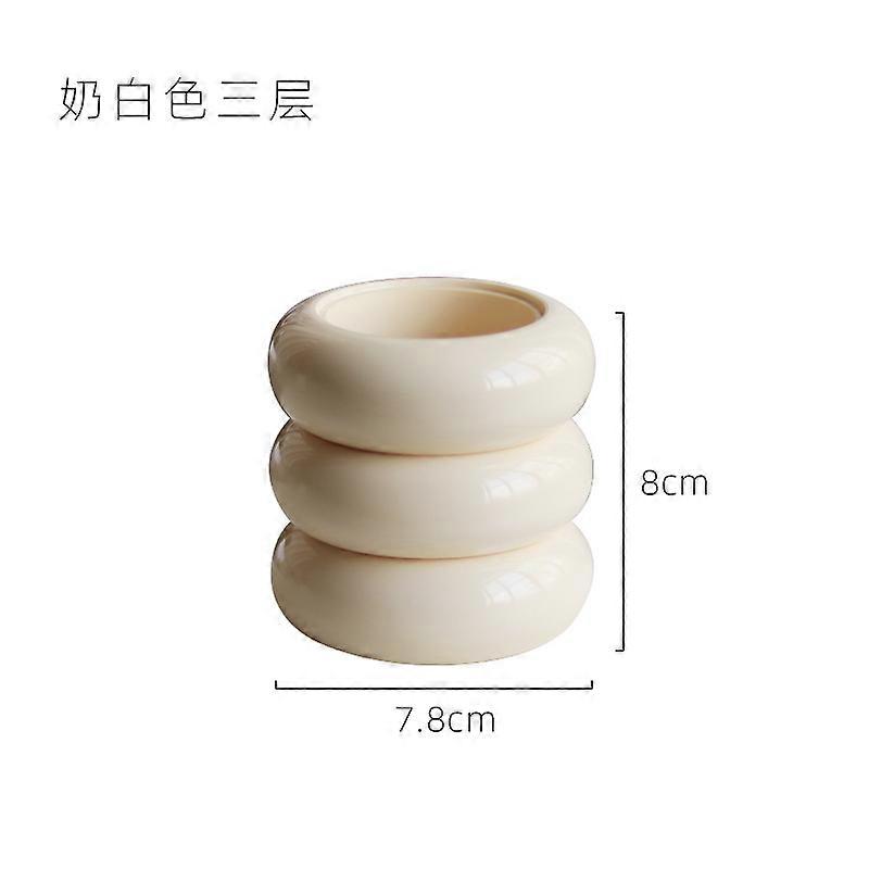 Nordic Ins Style Circular Desktop Storage Box Desktop Pen Holder Thickened Office Stationery Pen Holder
