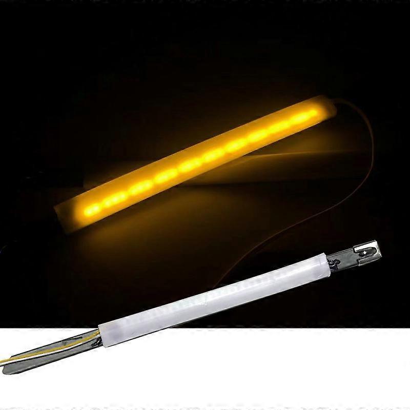 Electric motorcycle turn signal front shock absorber LED ring turn signal 12V bulb ring daytime running light decorative light