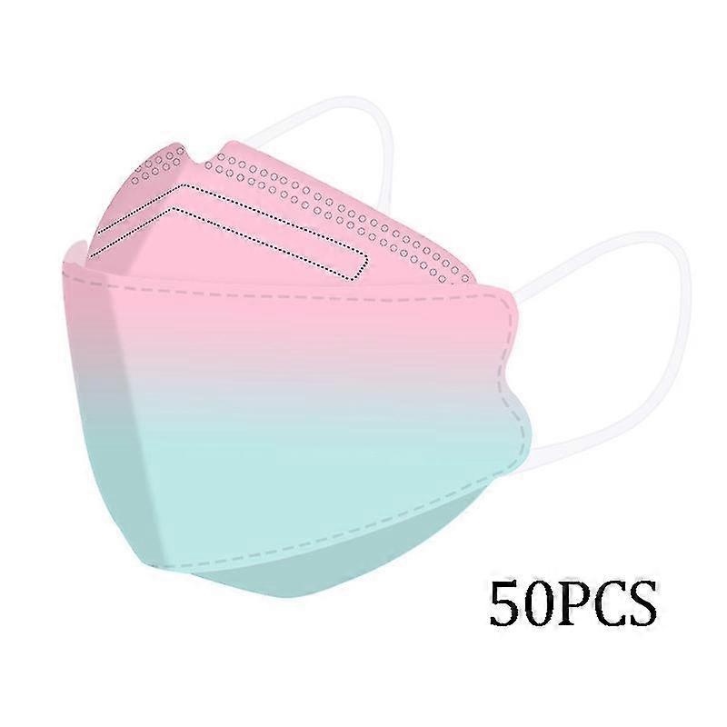 50pcs Kids 3d Face Mask Disposable