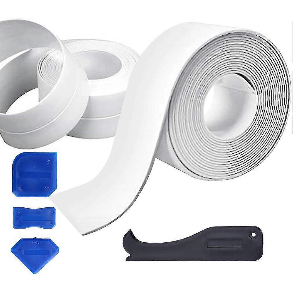 Silicone Sealant Remover and Bath Sealant Strip 6 Pack,Sealant Finishing Tools,Roll Self Adhesive W