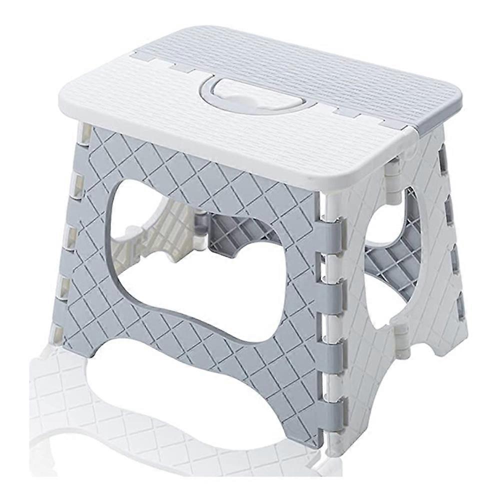 Folding Step Stool - Portable, Small Size for Easy Storage, Easy for Adults to Use in the Bathroom