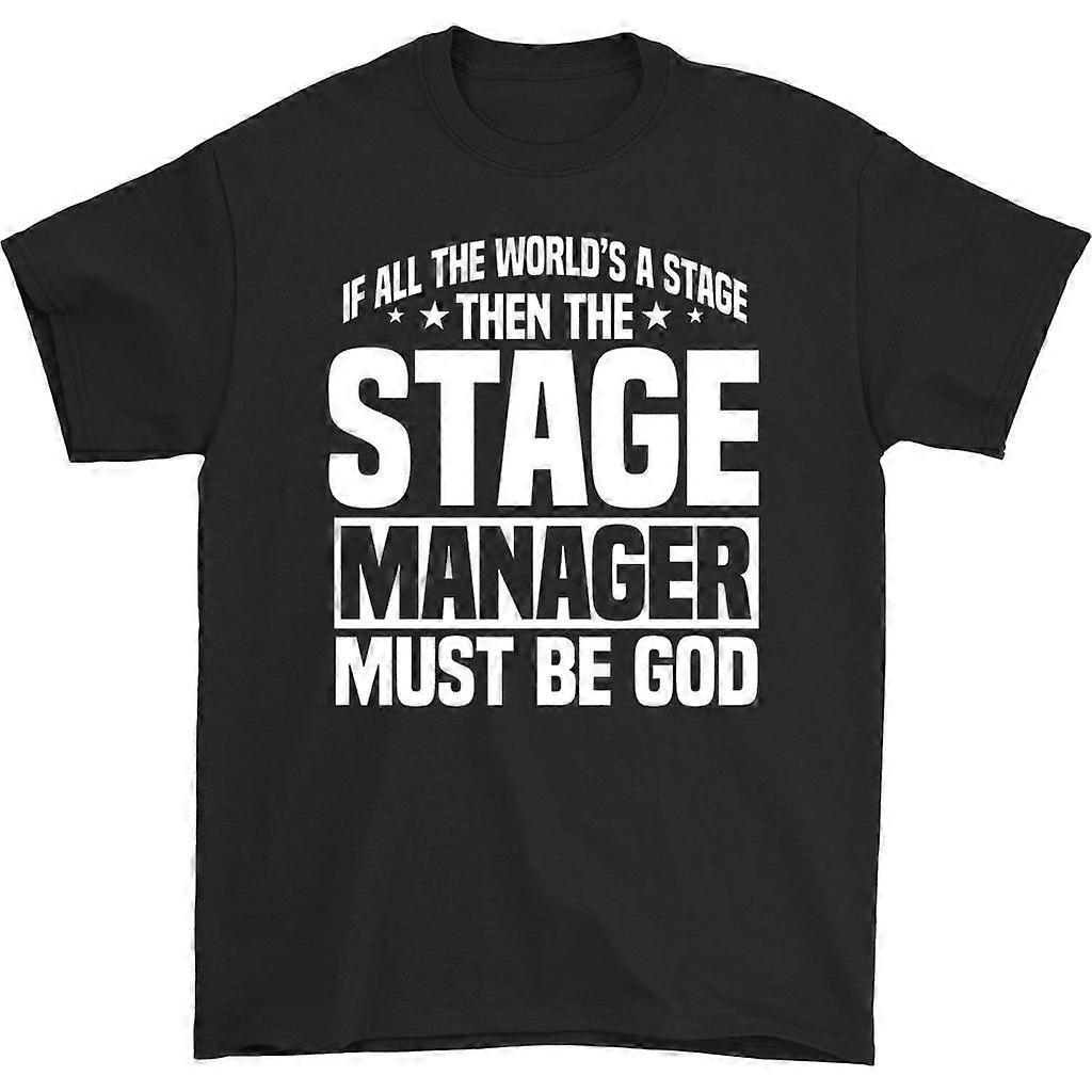 Da må scenesjefen være Gud-T-skjorte