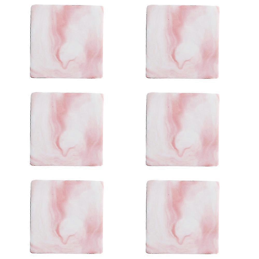 marble coasters for drinks absorbent with cork base,  gold ceramic cup coaster set rustic home decor