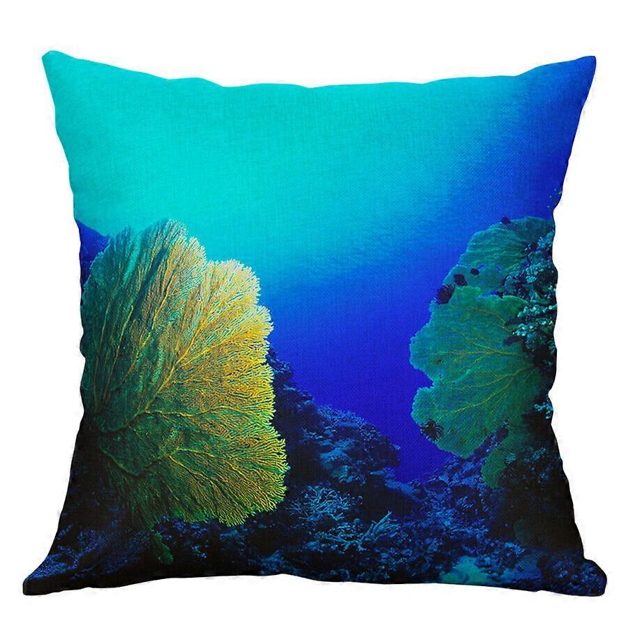 海の風景枕カバーコットンリネンクッションカバーソファ家の装飾デザイン524jpjcjh