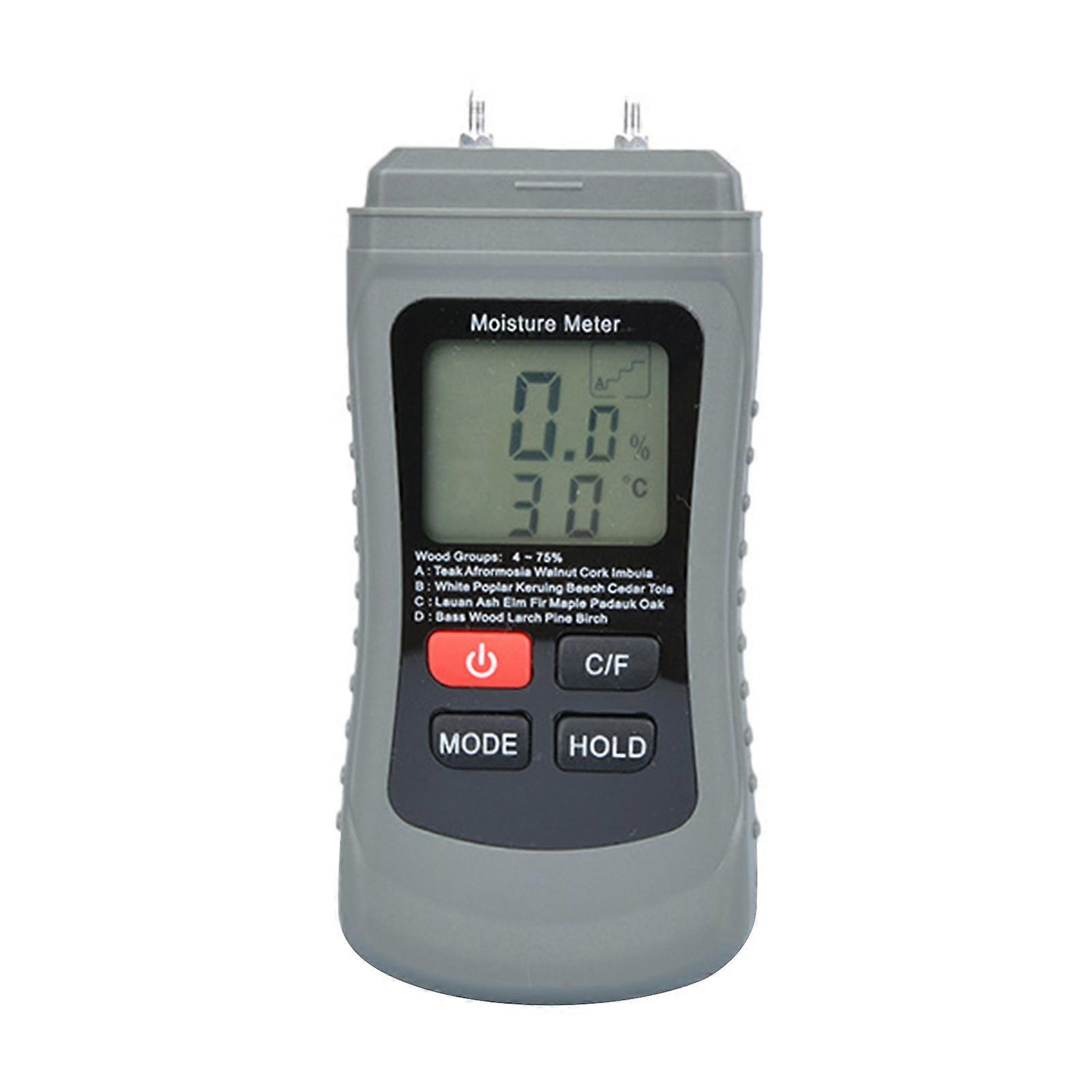Pin Type Digital Display Wood Moisture Meter High Accuracy Digital Moisture Tester for Check Wood Dampness