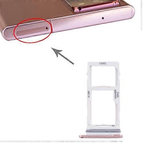 For Samsung Galaxy Note20 Ultra SIM Card Tray + SIM Card Tray / Micro SD Card Tray