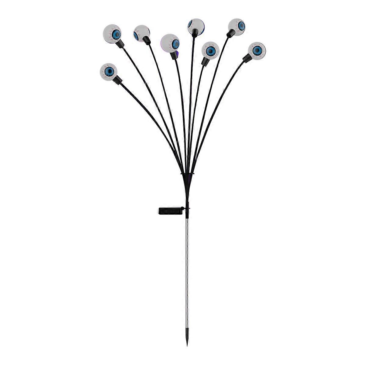 Scary Eyeball Solar Yard Lights,16LED Swaying Solar Garden Decor Waterproof,For Yard/Lawn/Driveway