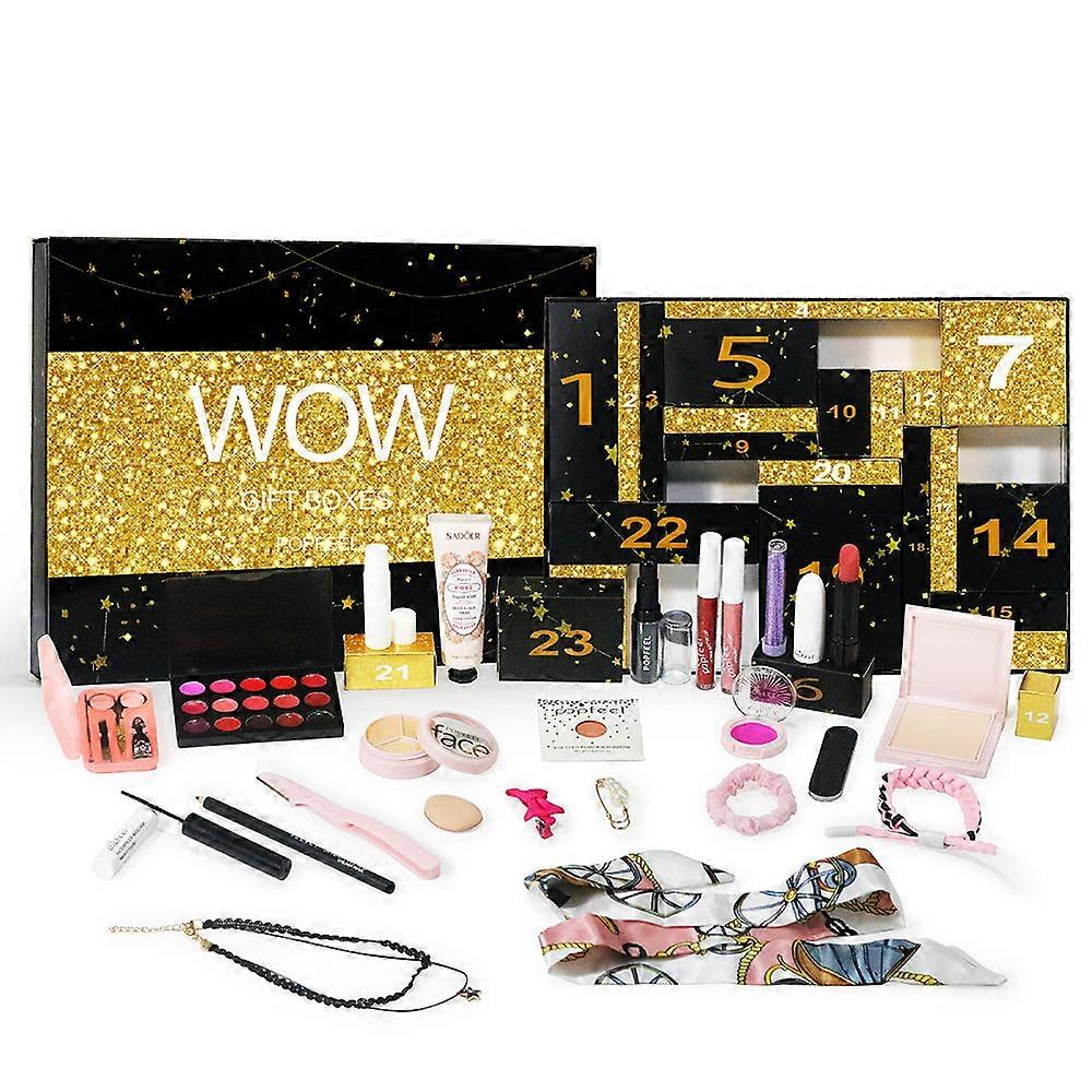 Christmas Makeup Advent Calendar 24 Days Countdown Make Up Cosmetics Kit Blind Box Surprise Gift
