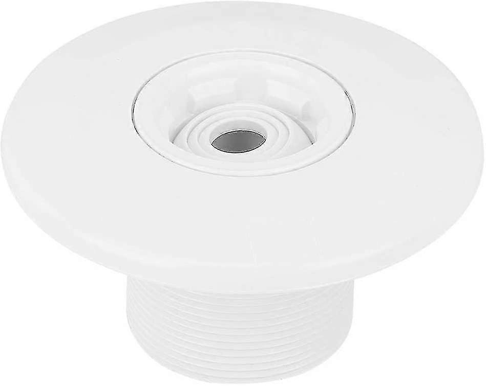 Wabjtam Pool Massage Nozzle, 360 Degree Rotatable Swimming Pool Spa Jet Massage Nozzle Pool Wall Return Fitting 2in, Swimming Pool Accessorywhite1pcs
