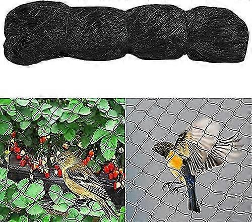 Anti Bird Netting, 4m X 10m Bird Netting, Bird Protection Netting, Fruit Tree Netting, Black Bird Netting Protect Fruit Trees And Vegetables From Dama