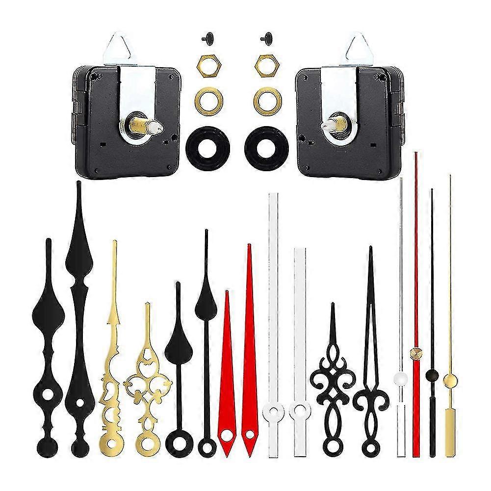 Silent Quartz Clock Movement,long And Short Axis Clock Mechanism